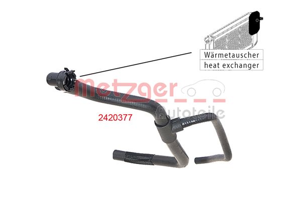 METZGER 2420377 GREENPARTS Kühlerschlauch